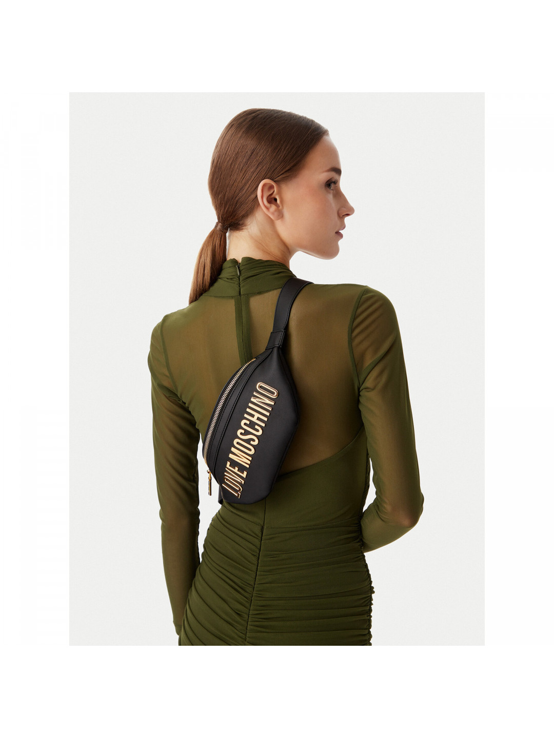 Ledvinka LOVE MOSCHINO JC4195PP1PKD0000 Černá